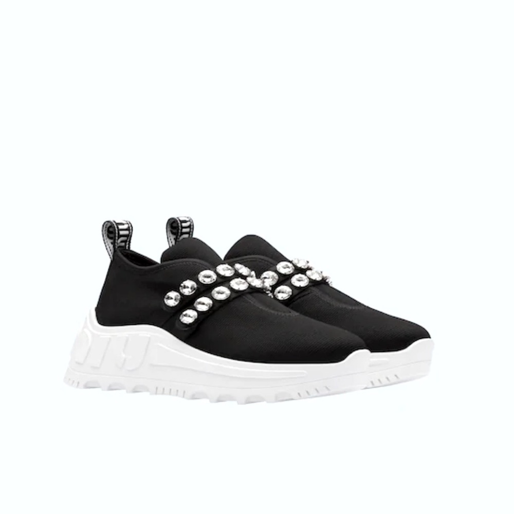 Miu Miu Jeweled Runner Sneaker NWOT